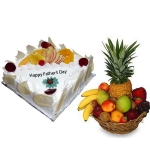 Cake and Fruits