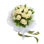 Large White Rose Bouquet