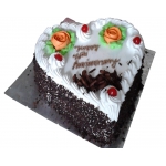 Heart Shape Black Forest Cake 2lbs