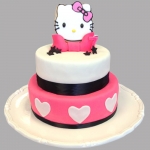 Kittie Double Decker Cake