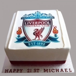 Liverpool Printed Cake